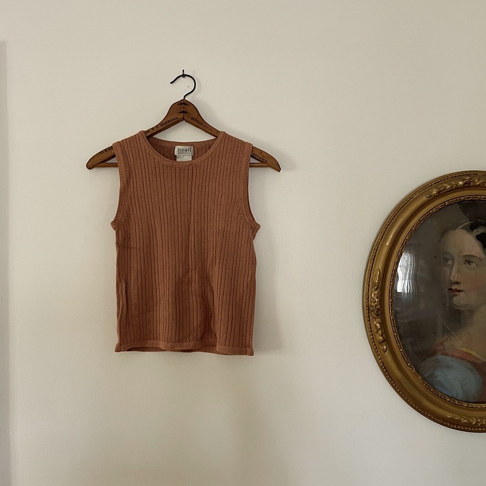 Vintage Knit Cropped Top